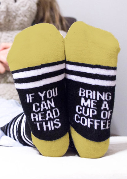 Bring Me a Cup of Coffee Socks - Fairyseason
