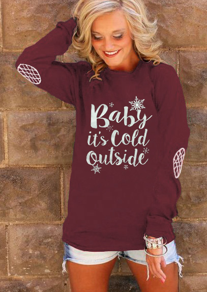 Baby It's Cold Outside Sweatshirt - Fairyseason