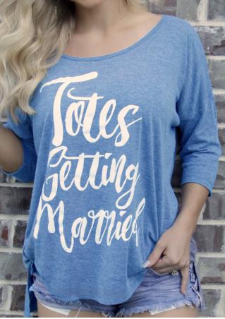 Totes Getting Married Asymmetric T-Shirt