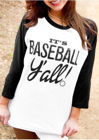 It’s Baseball Y’all Baseball T-Shirt without Necklace