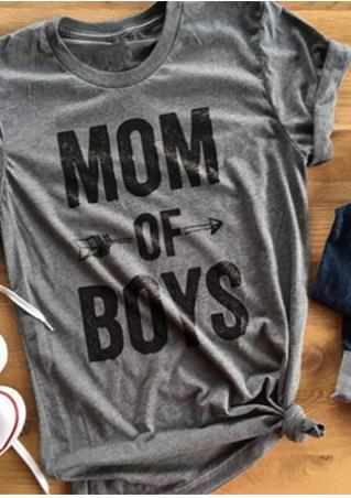 Mom of Boys Arrow T-Shirt