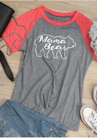 Mama Bear Baseball T-Shirt