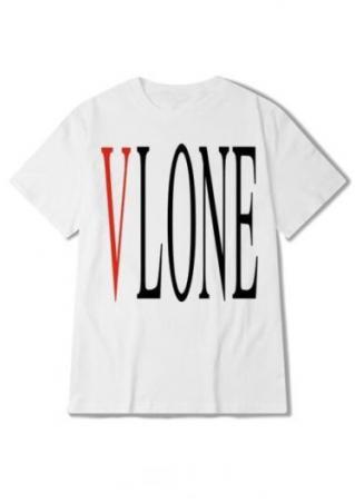 Vlone Printed O-Neck T-Shirt
