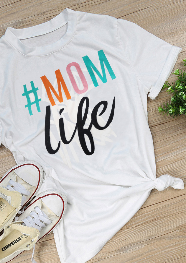 Mom Life Fashion T-Shirt - Fairyseason