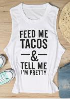 Feed Me Tacos Tank - Fairyseason