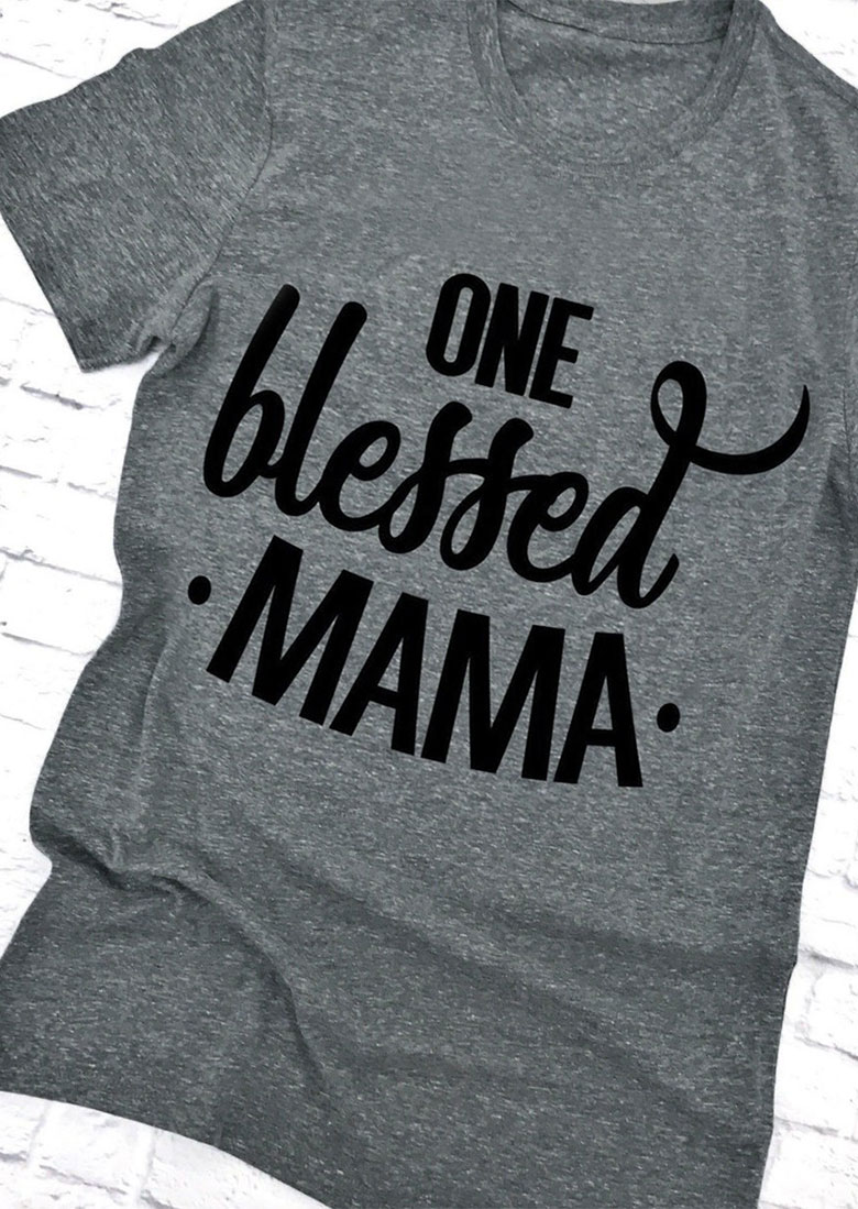 One Blessed Mama T-Shirt - Fairyseason