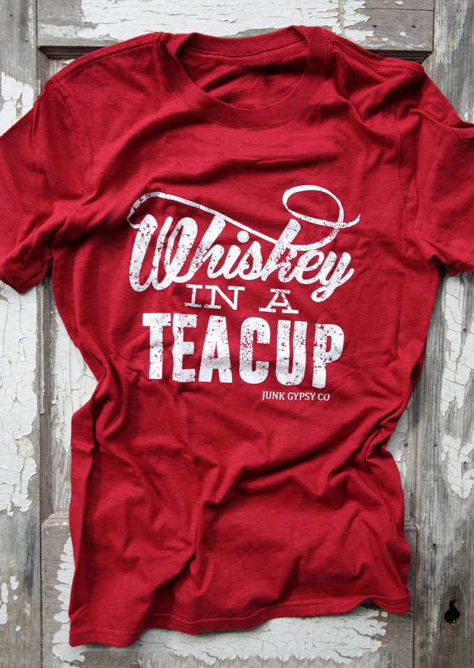 Whiskey In A Teacup T-Shirt - Fairyseason