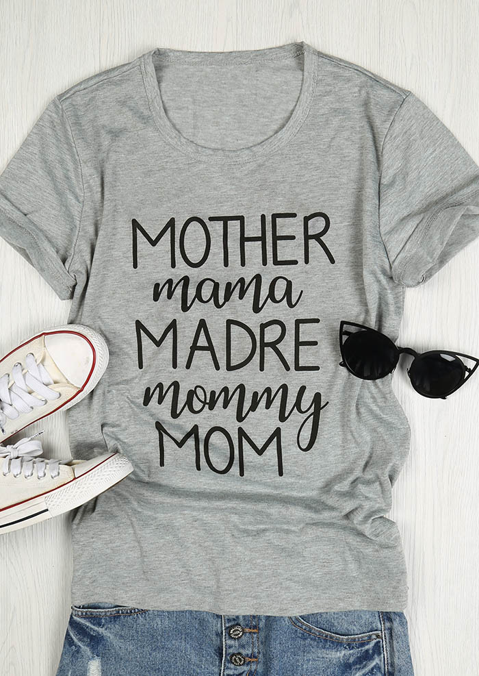 Mother Mama Madre Mommy Mom T-Shirt - Fairyseason