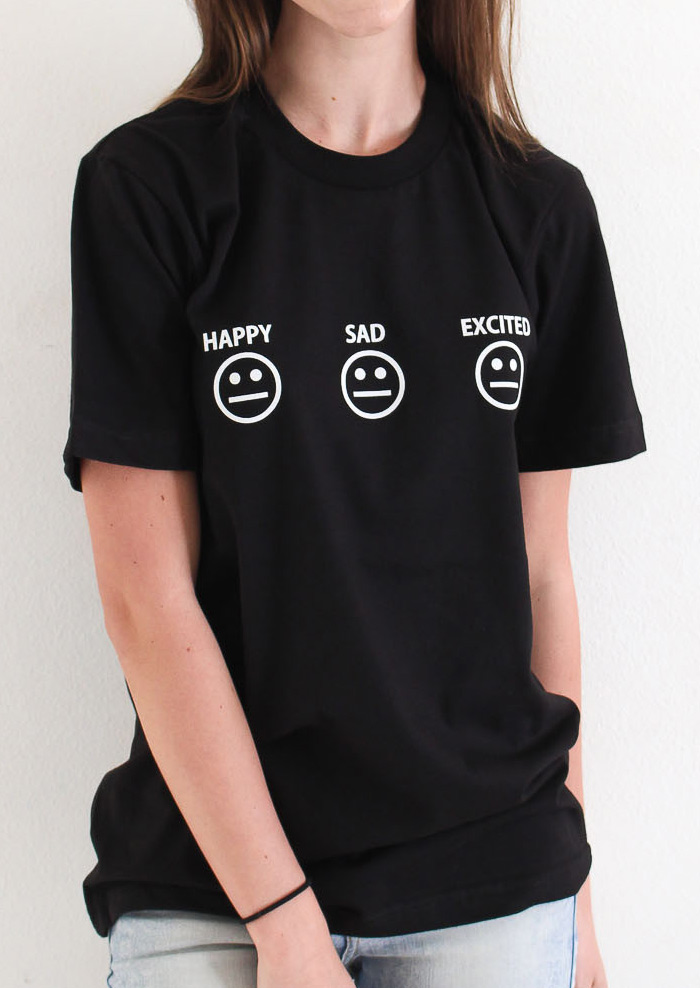 Happy Sad Excited T-Shirt - Fairyseason