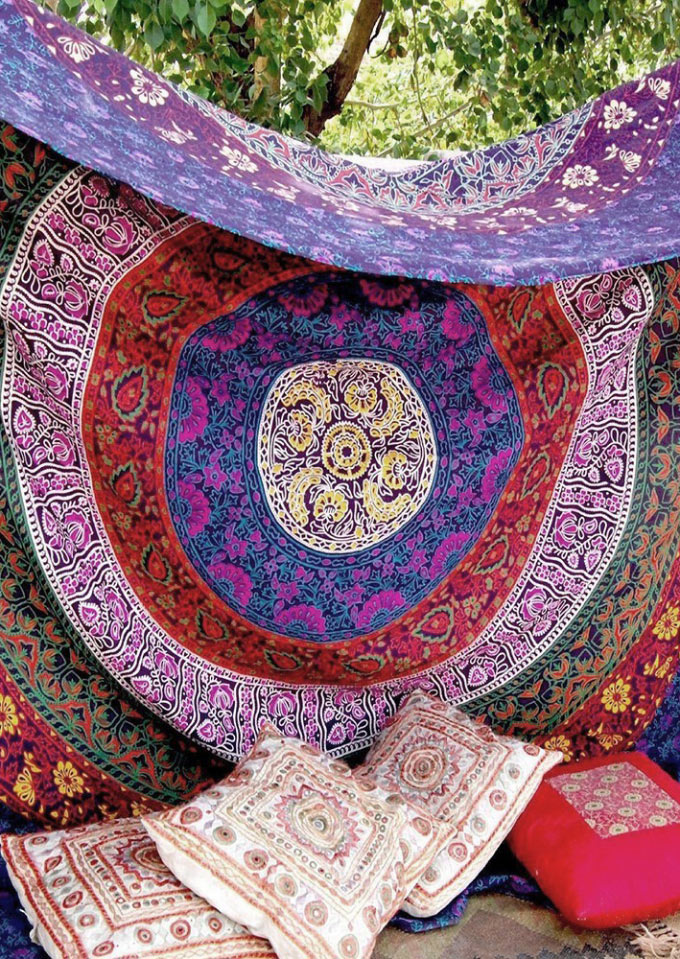 

Blankets & Tapestries Mandala Multicolor Printed Rectangle Tapestry in Pattern1,Pattern2,Pattern3,Pattern4. Size