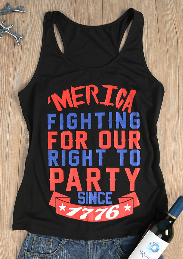 'Merica Fighting For Our Right To Party Tank