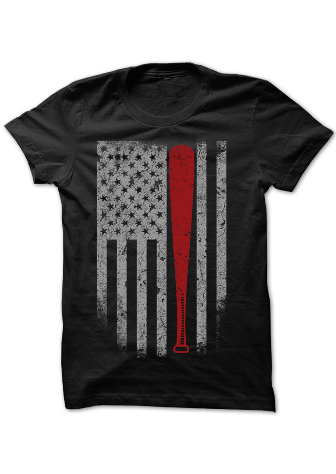 American Flag Printed O-Neck T-Shirt - Fairyseason