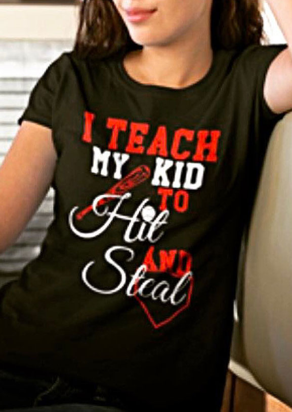 Download I Teach My Kid To Hit And Steal T-Shirt - Fairyseason