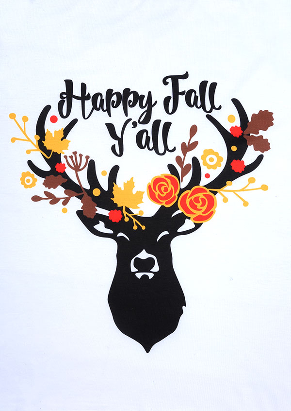 Download Happy Fall Y'all O-Neck Baseball T-Shirt - Fairyseason