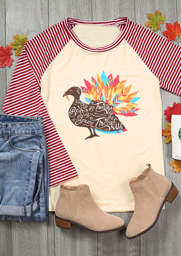 

Tees T-shirts Be Kind Be Genuine Be Thankful Baseball T-Shirt in Light Yellow. Size: ,M,XL