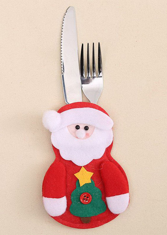 

Christmas Tableware Holder Pocket, Pattern1;pattern2;pattern3;pattern4, 155567