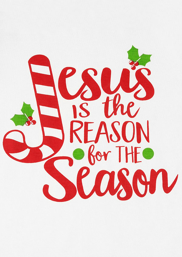 Christmas Jesus Is The Reason For The Season Baseball T ...
