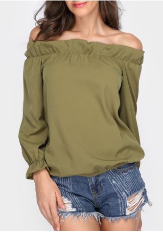 Solid Knitted Off Shoulder Blouse With Choker Detail - Fairyseason