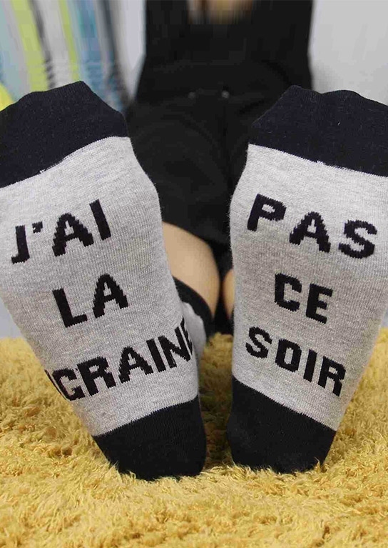 pas ce soir socks - fairyseason