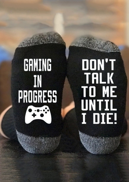

Gaming In Progress Socks, 430584, Black