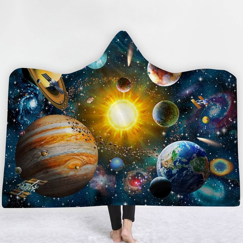 

Universe Wearable Hooded Blanket, Multicolor, 432067