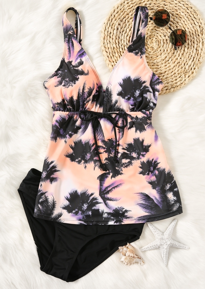 

Coconut Tree Sexy Tankini, 432405, Multicolor