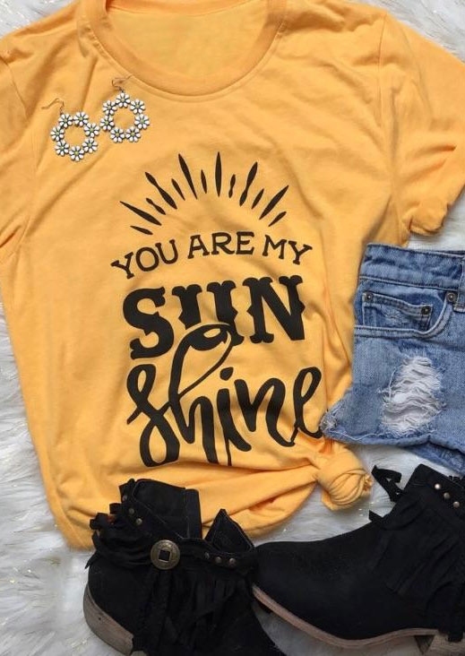 

You Are My Sunshine T-Shirt, Yellow, 412411