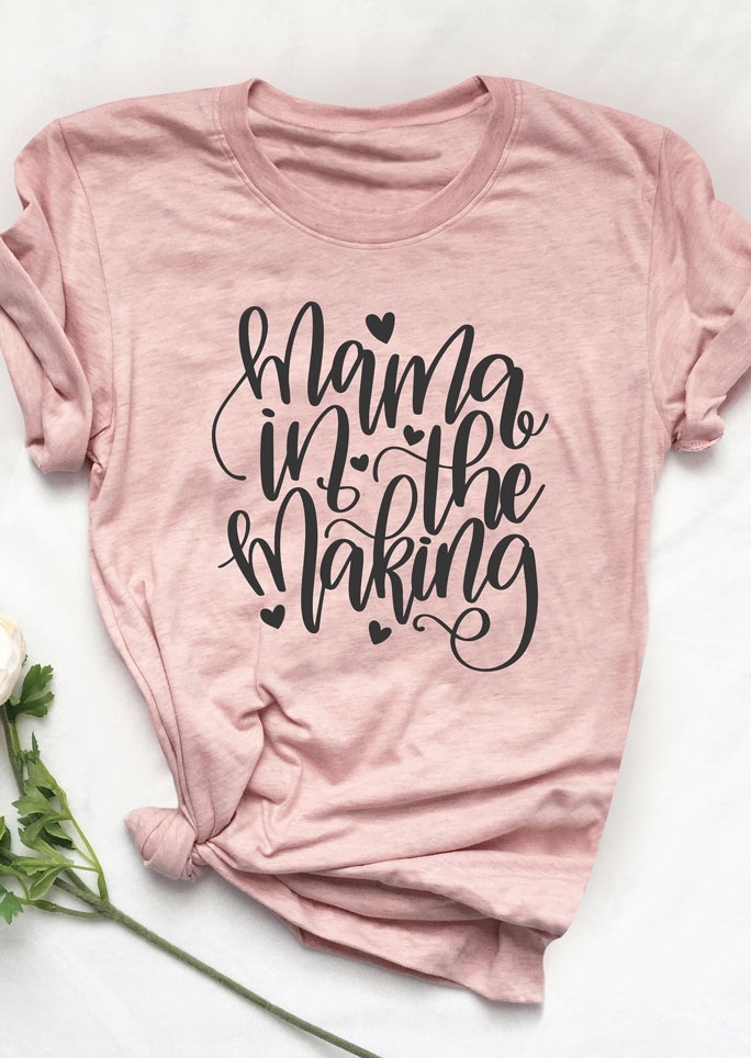 

Mama In The Making T-Shirt, Lightpink, 433579