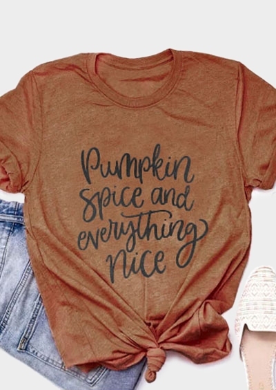 Pumpkin Spice And Everything Nice T-Shirt