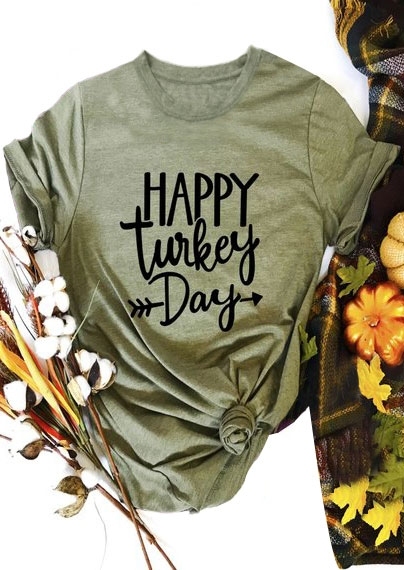Happy Turkey Day Arrow T-Shirt