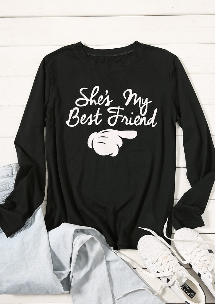 

She' My Best Friend T-Shirt, Black, 434037