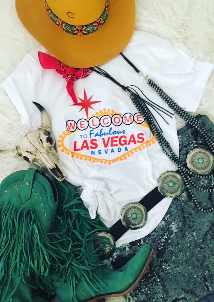 

Welcome Las Vegas Nevada T-Shirt, White, 436391