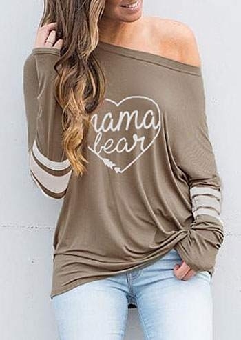 

Mama Bear Long Sleeve T-Shirt, Khaki, 155940