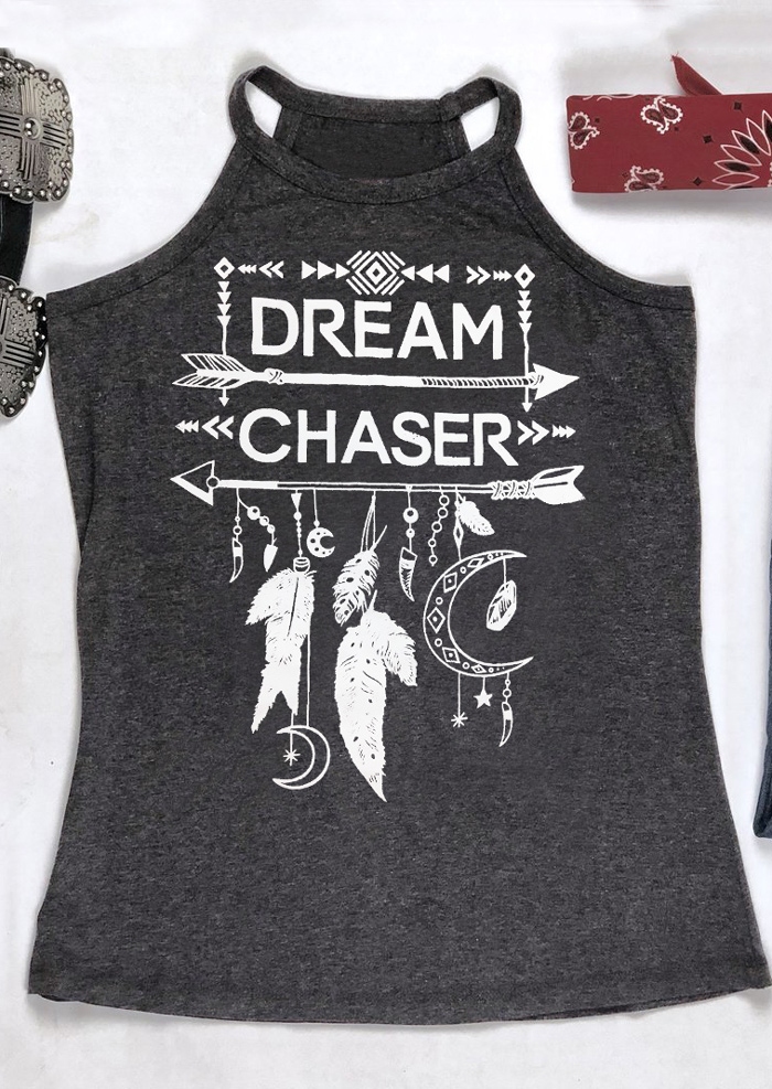 

Tank Tops Dream Chaser Arrow Tank in Dark Grey. Size: S,M,,XL