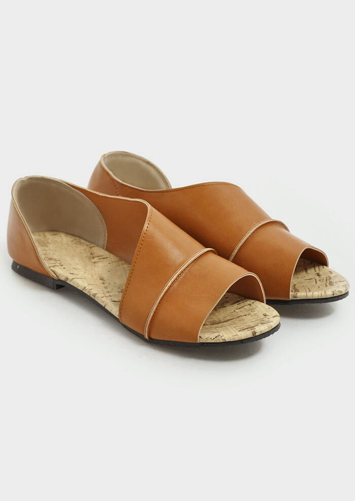 

Sandals Slide Round Toe Sandals in Black,Brown,Army Green. Size: ,41,42,43