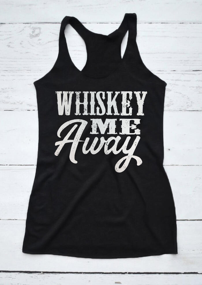 

Whiskey Me Away Tank, 440050, Black