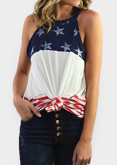

American Flag Star Tank, Multicolor, 441600