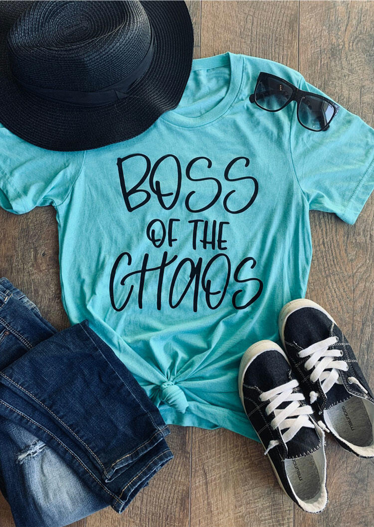 

Boss Of The Chaos T-Shirt Tee, Lake blue, 442270