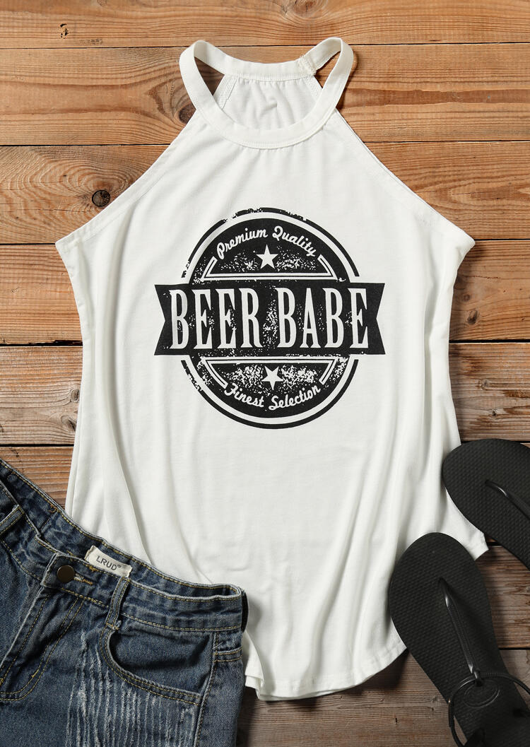 

Beer Babe O-Neck Tank, White, 442376