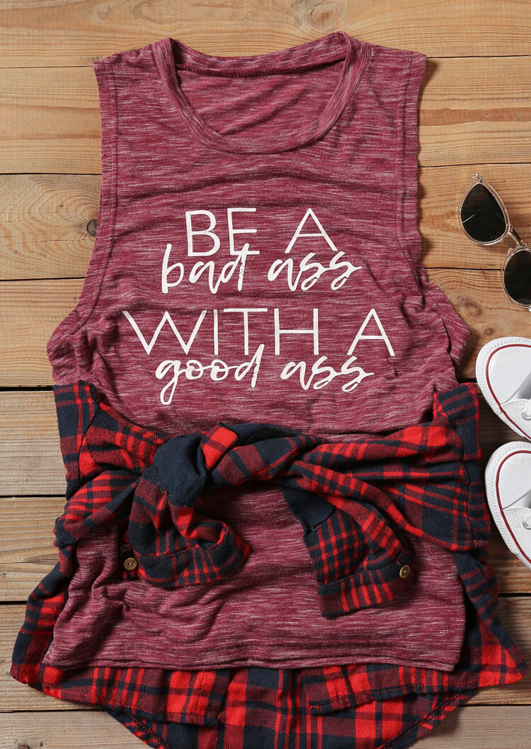

Be A Bad Ass With A Good Ass Tank - Burgundy, 443149
