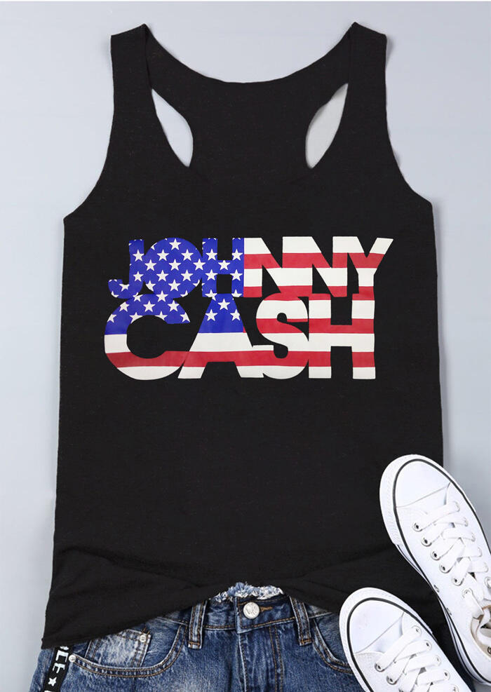 

Johnny Cash O-Neck Tank - Black, 444515