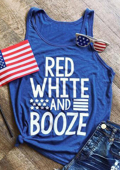 

Red White And Booze Tank - Blue, 444781