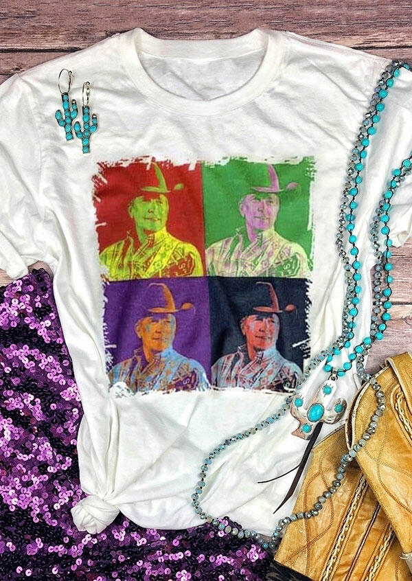 

Tees T-shirts George Short Sleeve T-Shirt Tee -White. Size