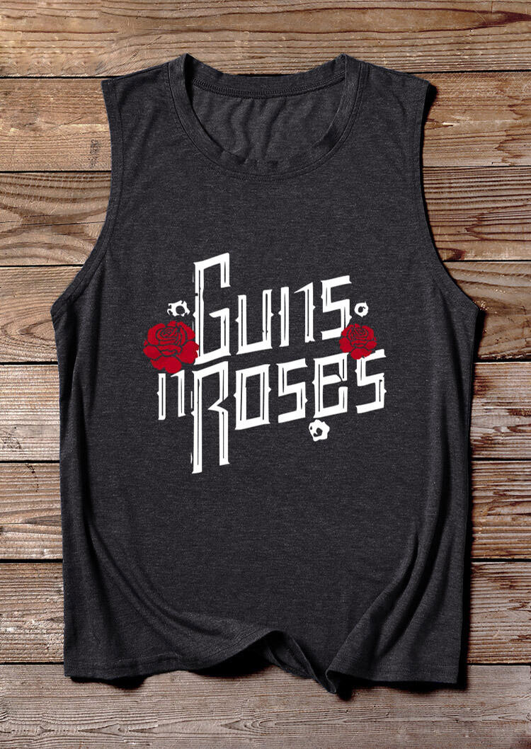 

Tank Tops Guns N Roses Tank - Dark Grey. Size