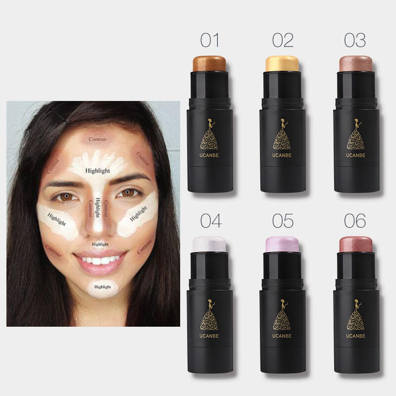 

Health & Beauty 6 Color Makeup Concealer Highlight. Size, Coffee