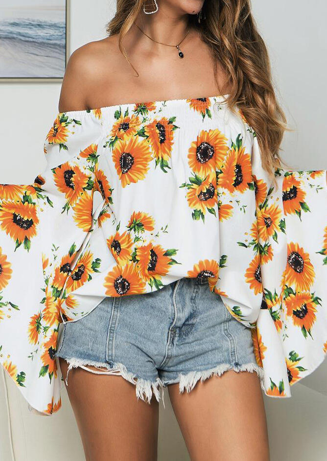 

Sunflower Off Shoulder Blouse - White, 444766