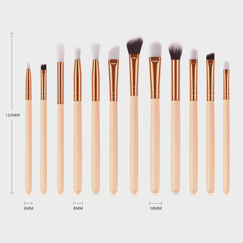 

12Pcs/Set Eye Makeup Brush Set, 445521, Pattern1;pattern2