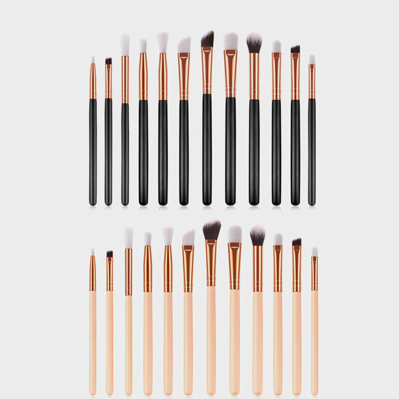 

Health & Beauty 12Pcs/Set Eye Makeup Brush Set. Size, Pattern2