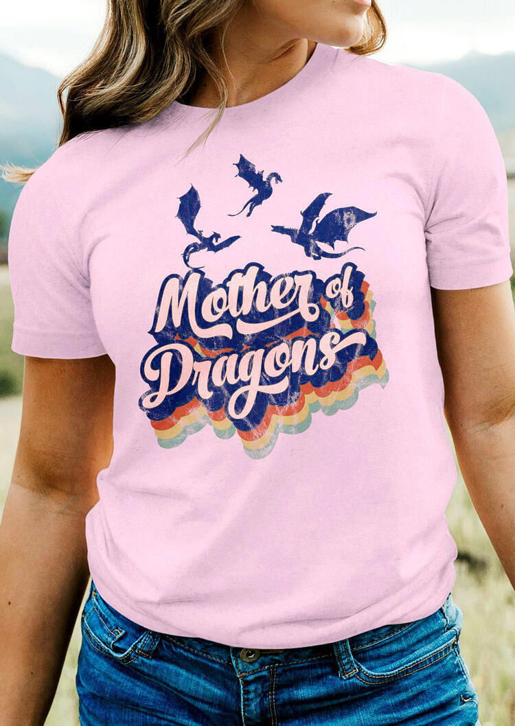 

Mother Of Dragons T-Shirt Tee - Pink, 444740
