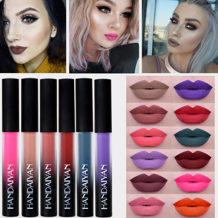 

Health & Beauty 12 Color Long Lasting Lipstick. Size, Cameo brown